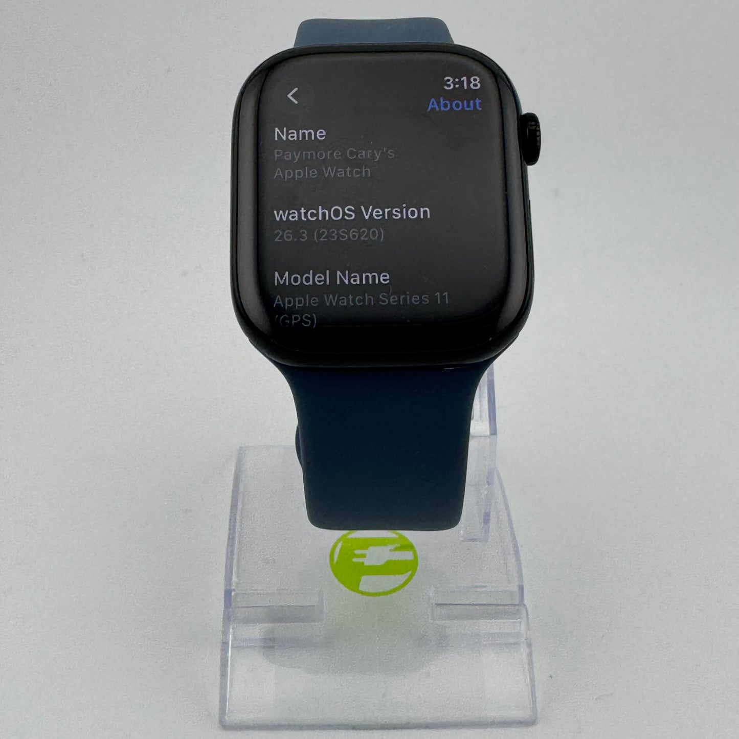 GPS Only Apple Watch Series 11 46MM Jet Black Aluminum MEW84LW/A