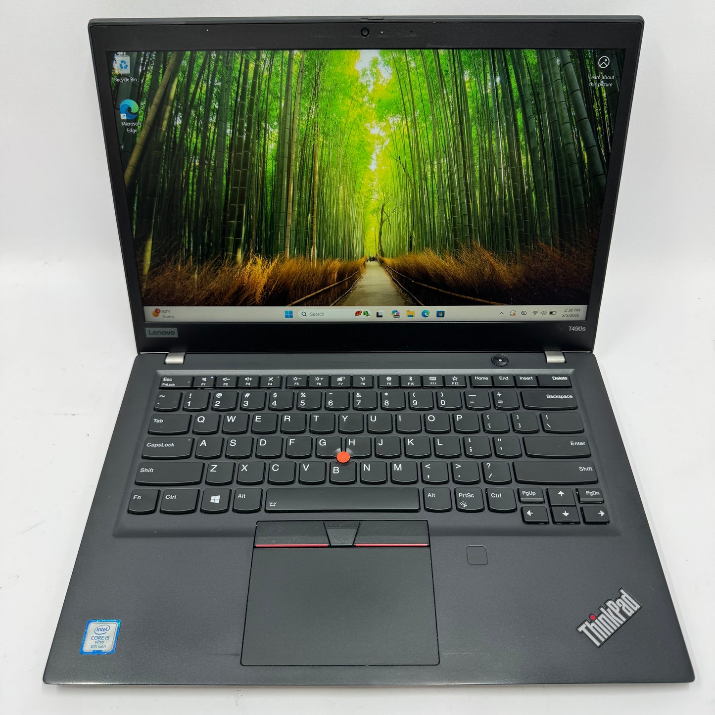 Lenovo ThinkPad T490s 20NX0035US 14" i5-8365U 1.6GHz 8GB RAM 256GB SSD Read