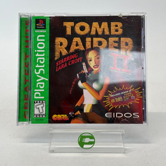 Tomb Raider II  (Sony PlayStation 1 PS1,  1996)