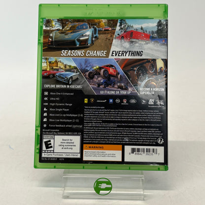 Forza Horizon 4  (Microsoft Xbox One,  2018)