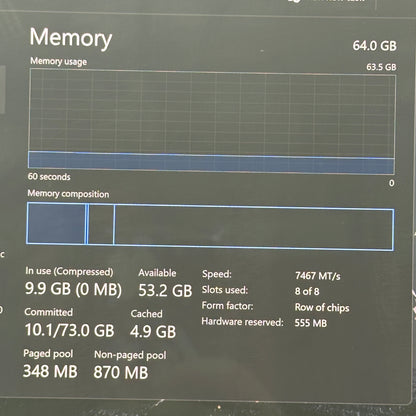 Dell XPS 16 9640 16.3 Ultra 9 185H 64GB RAM 1TB SSD GeForce RTX 4070
