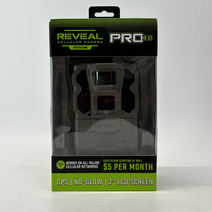 New Tactacam Reveal Pro 3.0 Trail Camera RV-TC-XPRO3