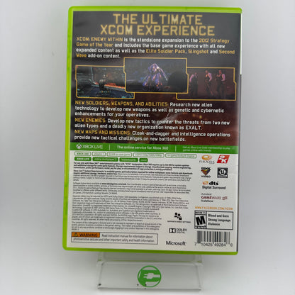 XCOM: Enemy Within  (Microsoft Xbox 360,  2013)
