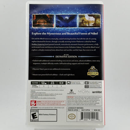 Ori and the Blind Forest Definitive Edition (Nintendo Switch, 2020)