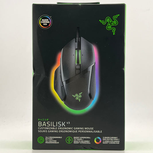 New Razer Basilisk V3 Gaming Mouse RZ01-0400