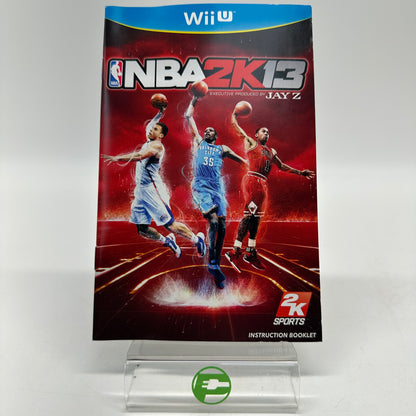 NBA 2K13 (Nintendo Wii U, 2012)
