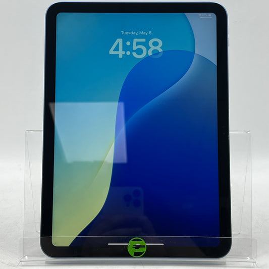 WiFi Only Apple iPad 10th Gen 64GB 18.5 Blue MPQ13LL/A