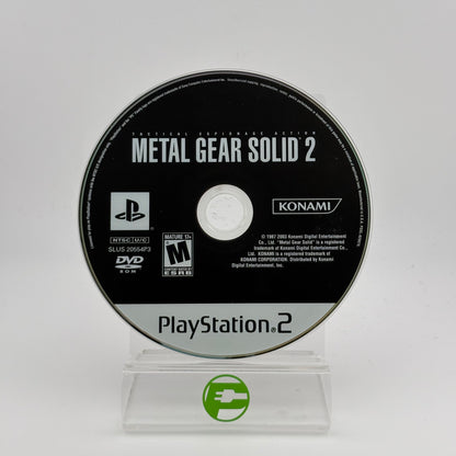 Metal Gear Solid 2 Substance  (Sony PlayStation 2 PS2,  2003)