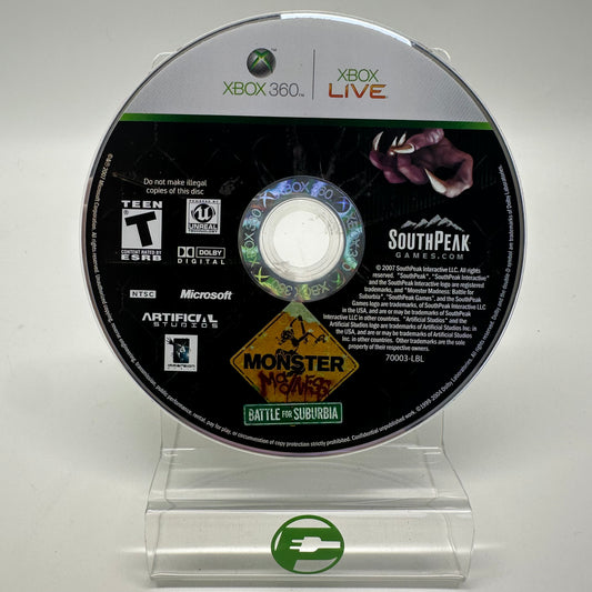 Monster Madness Battle for Suburbia (Microsoft Xbox 360, 2007)