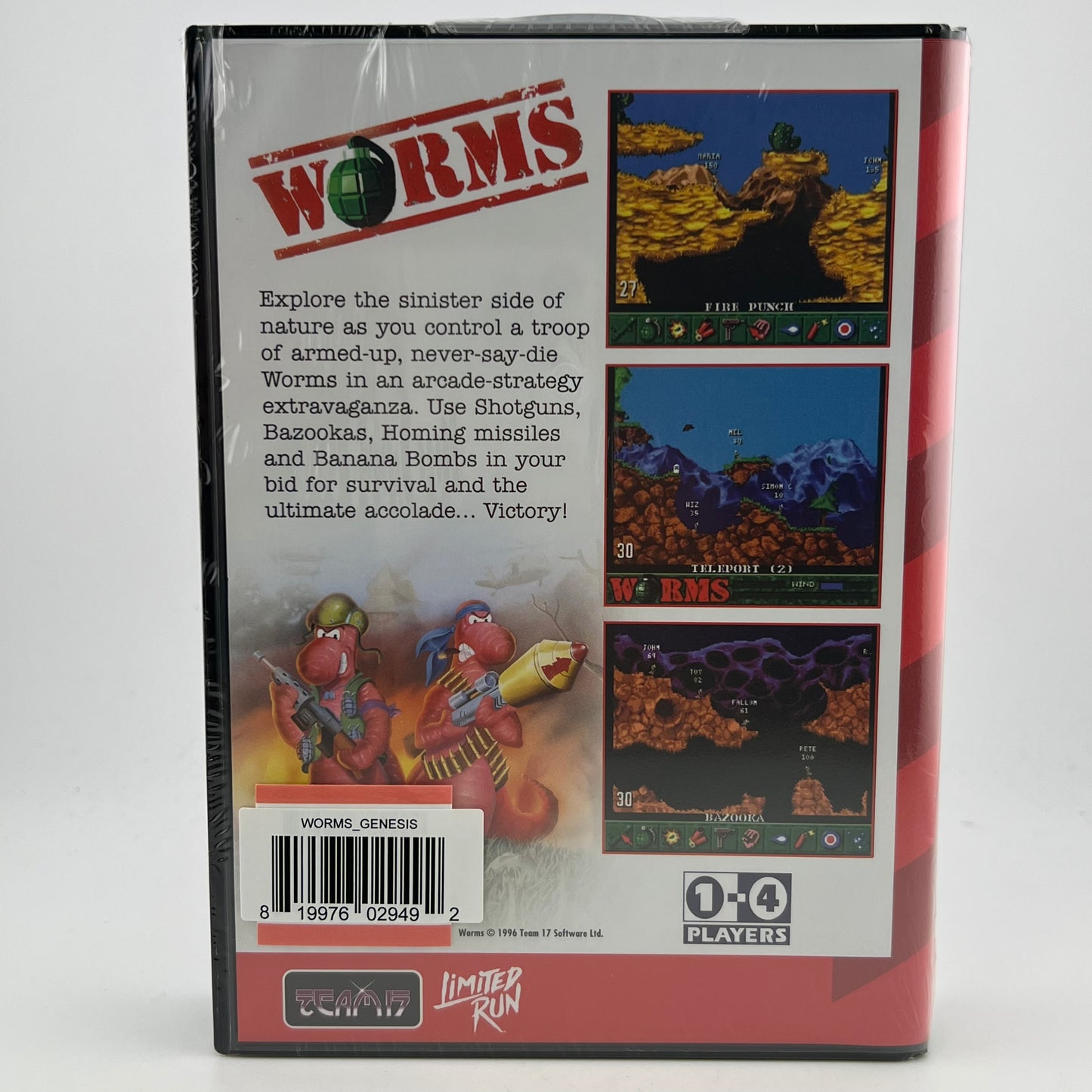 New Worms [Limited Run]  (Sega Genesis,  2024)