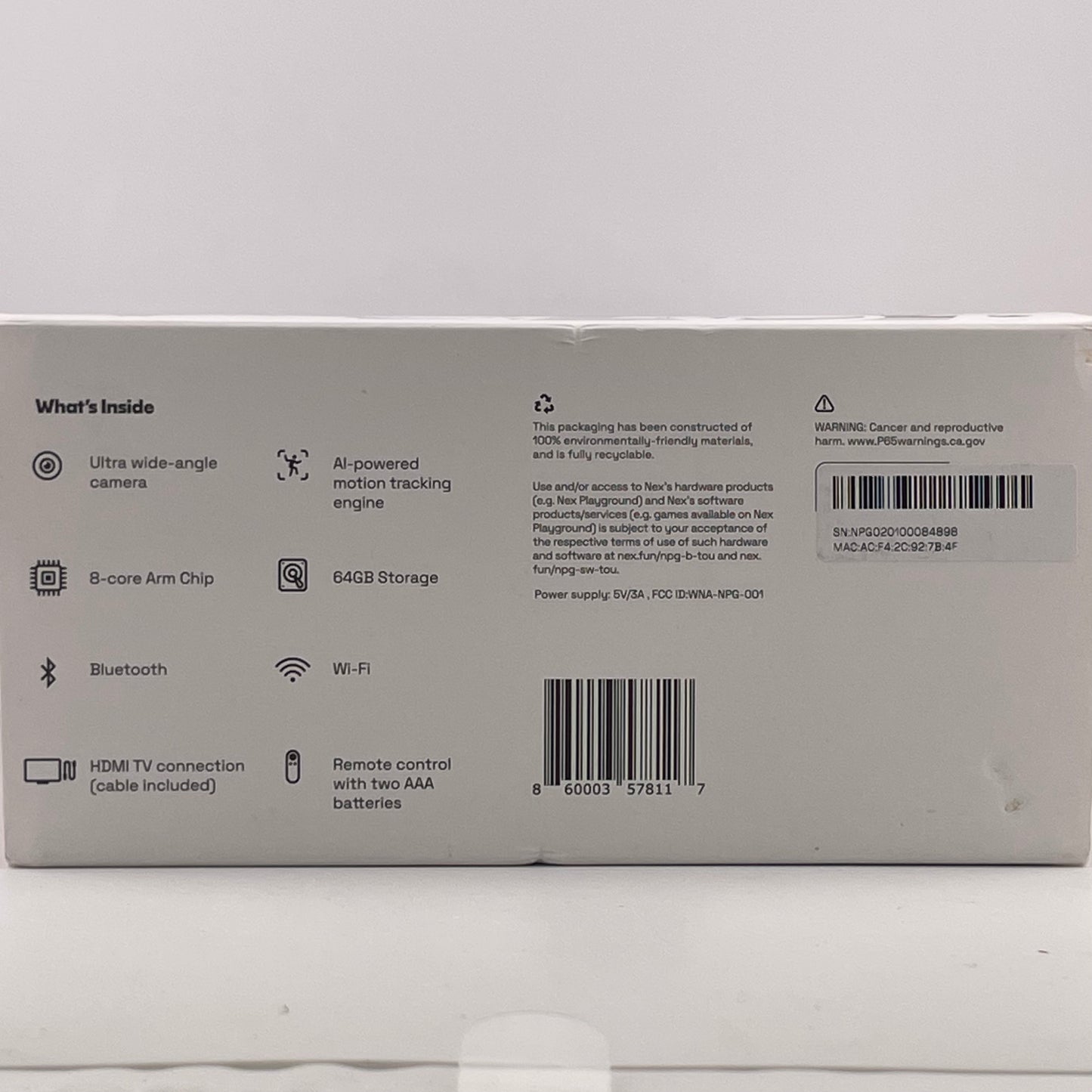 New Nex Playground 64GB Active Play System NPG-001