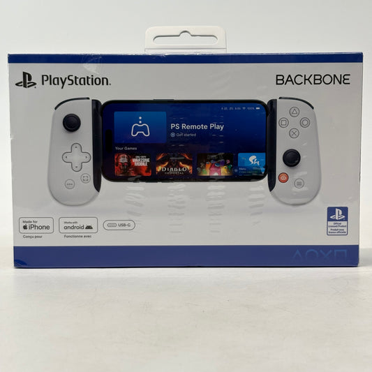 New Backbone One USB-C Controller White BB-51-P-WS V2 For Playstation 5 PS5