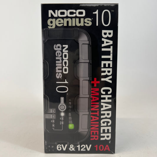 New NOCO Genius 10 Car Jump Start & Battery Maintainer Jump Starter