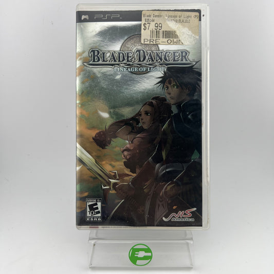 Blade Dancer Lineage of Light (Sony PlayStation Portable PSP, 2006)