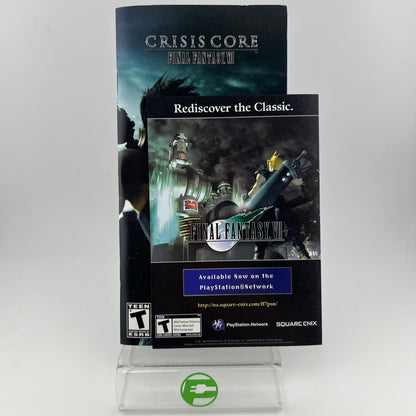 Crisis Core: Final Fantasy VII (Sony PlayStation Portable PSP, 2008)