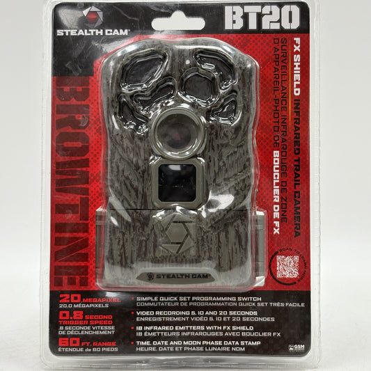 New Stealth Cam Browtine 20MP Infrared Trail Camera BT20