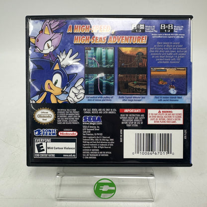 Sonic Rush Adventure (Nintendo DS, 2007)