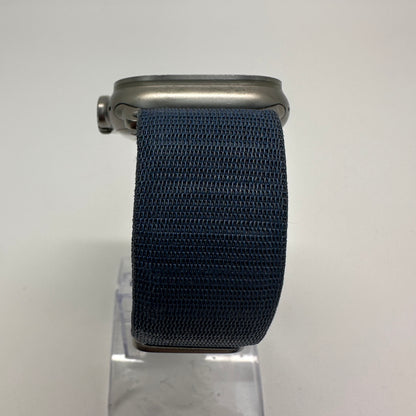 Factory Unlocked Apple Watch Ultra 2 49MM Natural Titanium Blue Alpine Loop MREP3LL/A