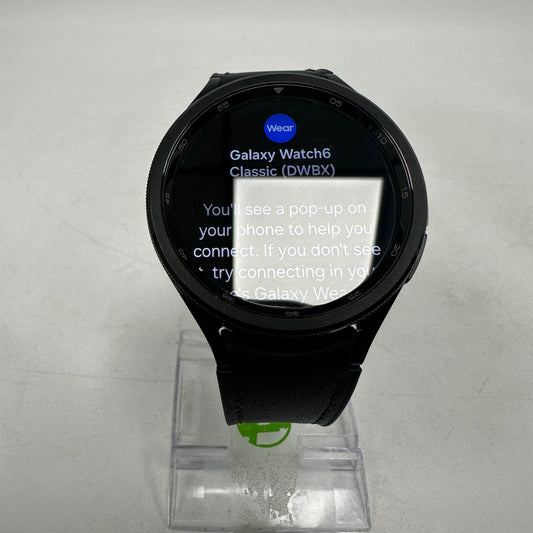 WiFi Only Samsung Galaxy Watch6 Classic Stainless Steel Smartwatch SM-R960
