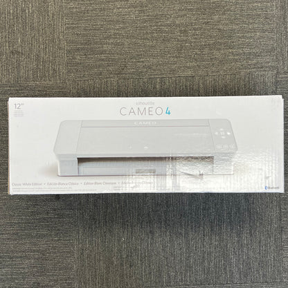 New Silhouette Cameo 4 Bluetooth Classic Cutter SILH-CAMEO-4-WHT-4T