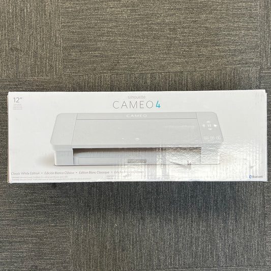 New Silhouette Cameo 4 Bluetooth Classic Cutter SILH-CAMEO-4-WHT-4T