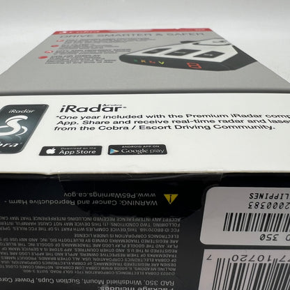 New Cobra RAD 350 Radar & Laser Detector