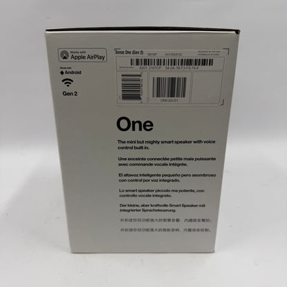 Sonos One (Gen 2) Smart Speaker White 1021GF