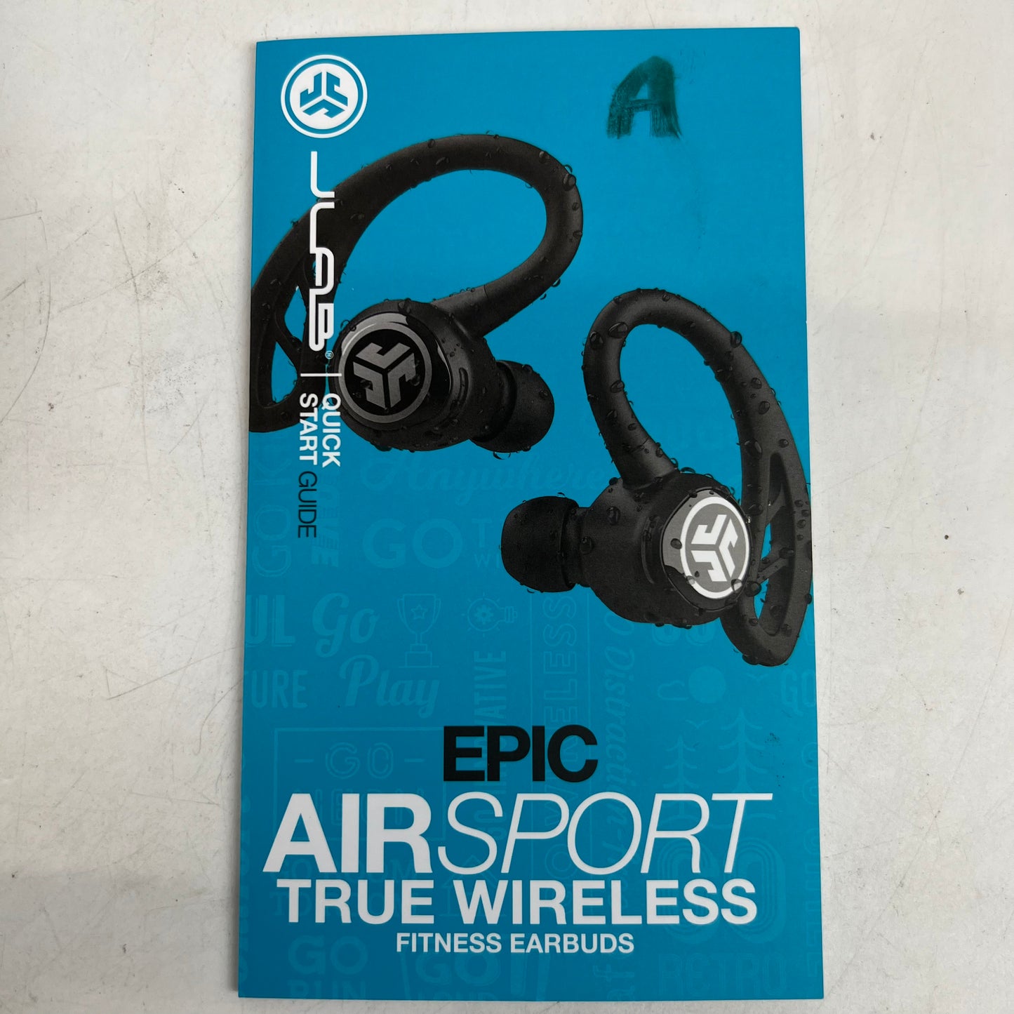 JLab Epic Air Sport Fitness Earbuds Black EBEPICAIRSPRTRBLK82