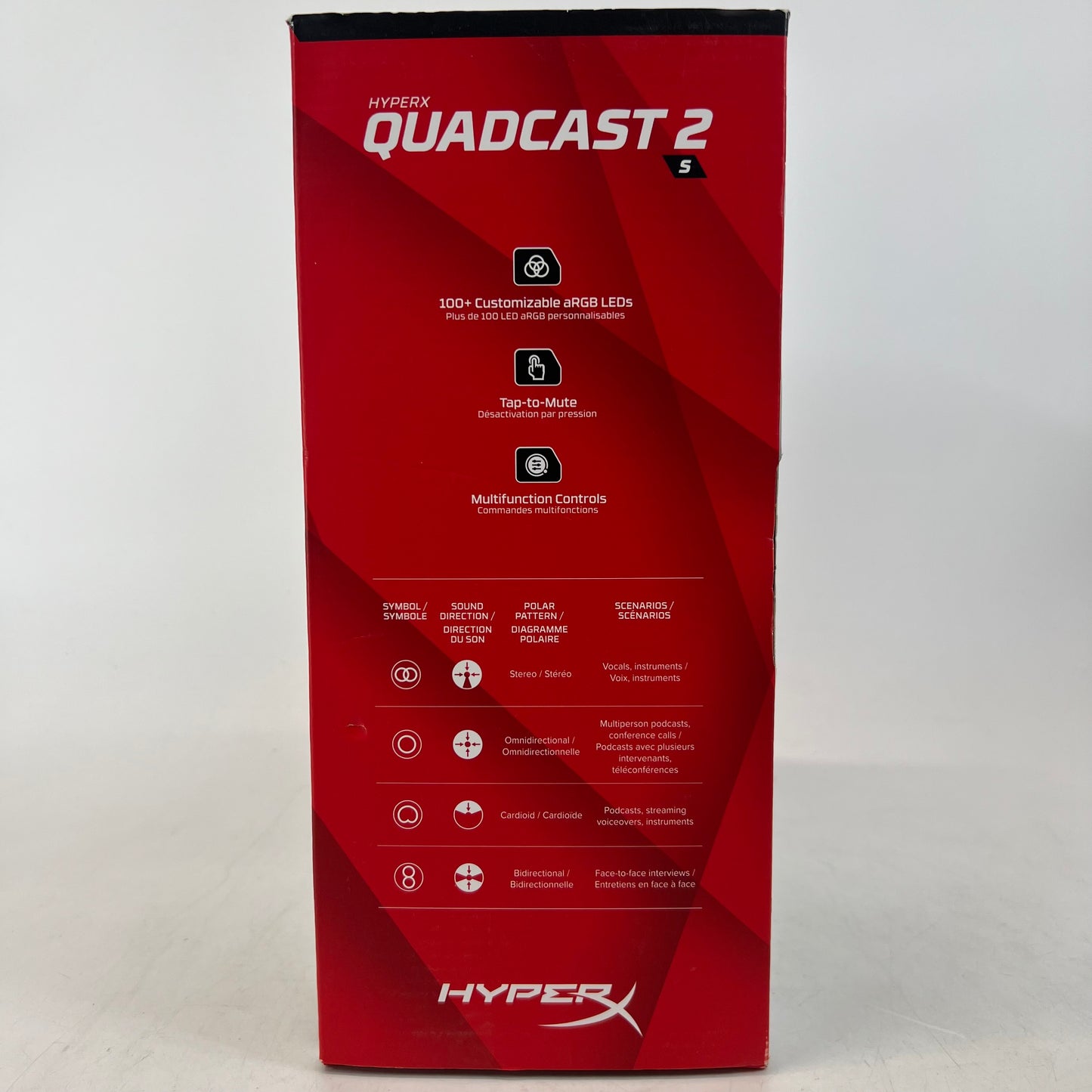 New HyperX Quadcast 2S RGB USB Microphone 9A273AA