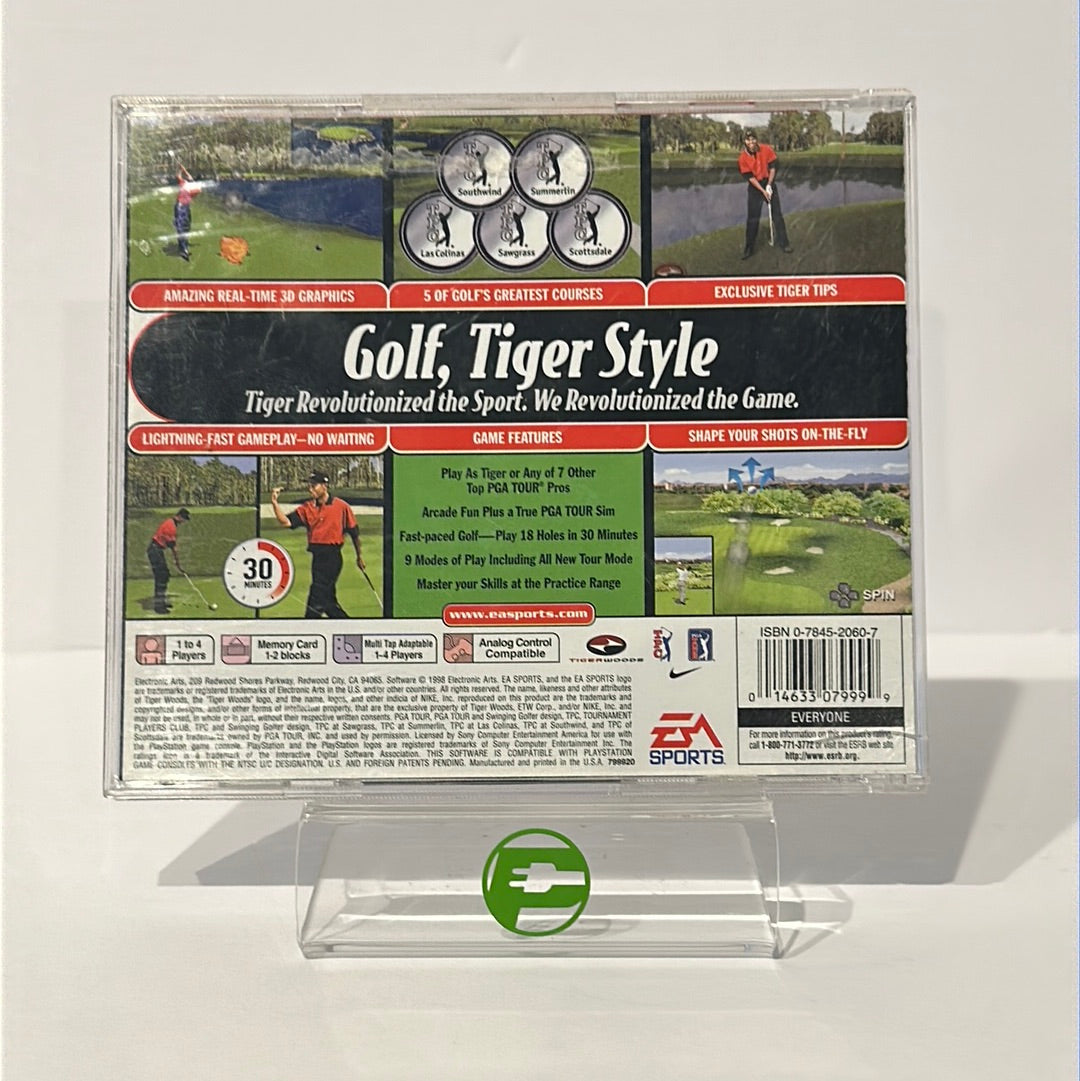 Tiger Woods 99 PGA Golf Tour (Sony Playstation 1 PS1, 1998)