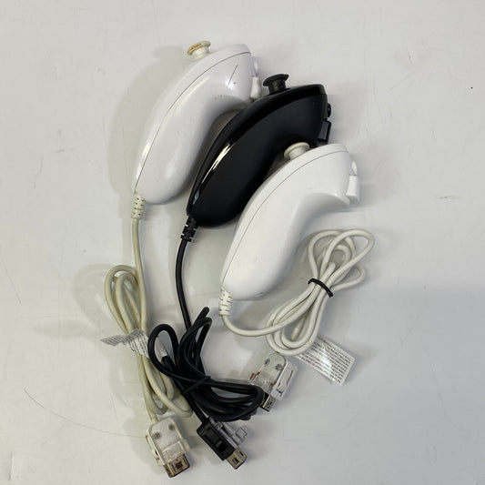 Nintendo Wii Nunchuck Bundle of 3