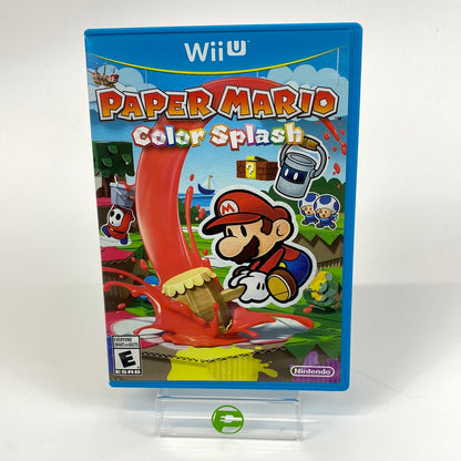 Paper Mario Color Splash (Nintendo Wii U, 2016)