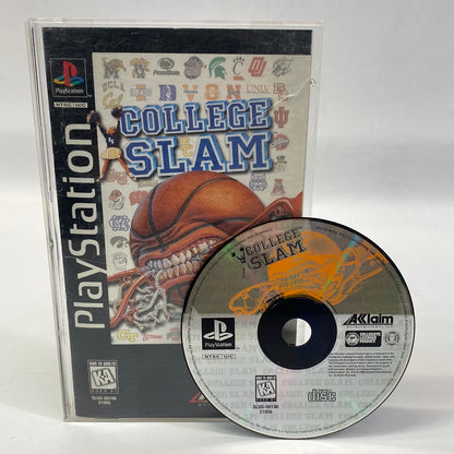 College Slam (Sony PlayStation 1 PS1, 1996) Long Box