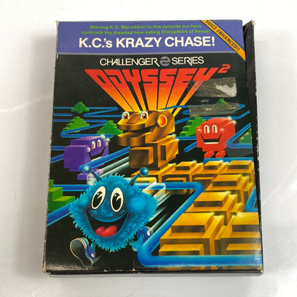 K.C.'s Krazy Chase! (Magnavox Odyssey 2, 1982) w/ Manual