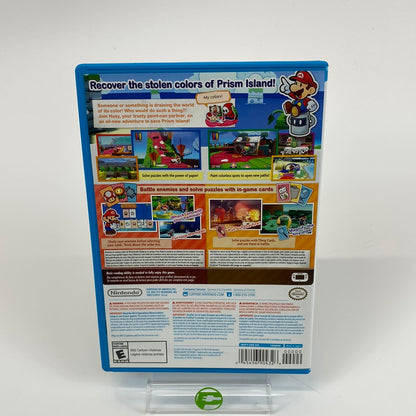 Paper Mario Color Splash (Nintendo Wii U, 2016)