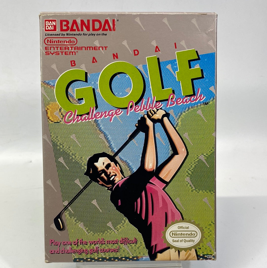 Golf Challenge Pebble Beach (Nintendo NES, 1988) w/ Box