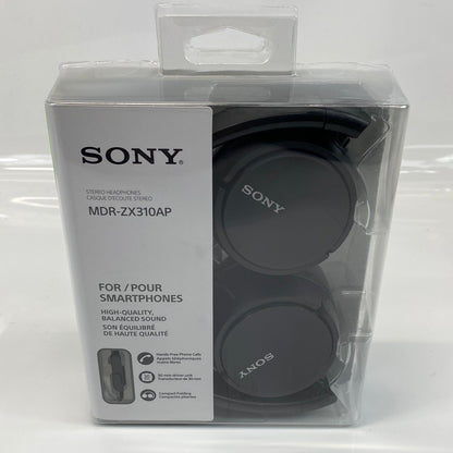 Sony Stereo Wired Headphones Black MDR-ZX310AP