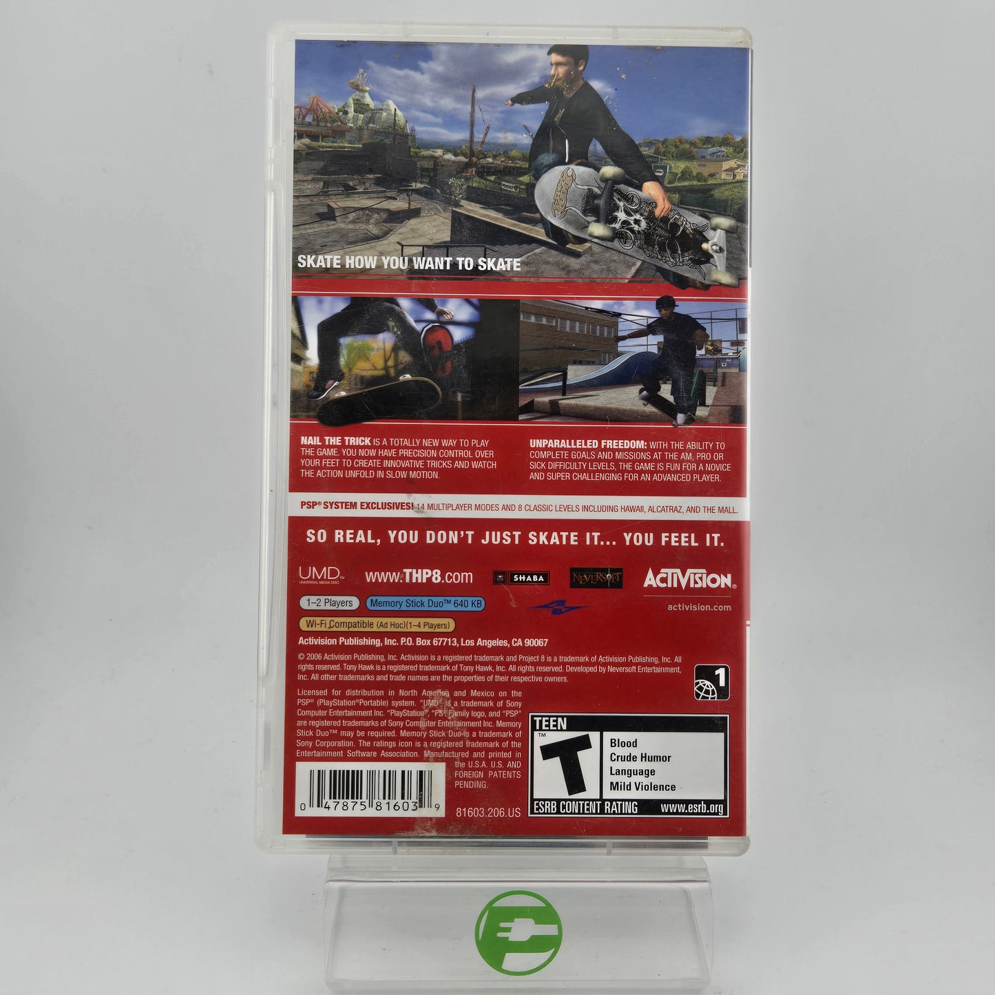 Tony Hawk Project 8 (Sony PlayStation Portable PSP, 2006)