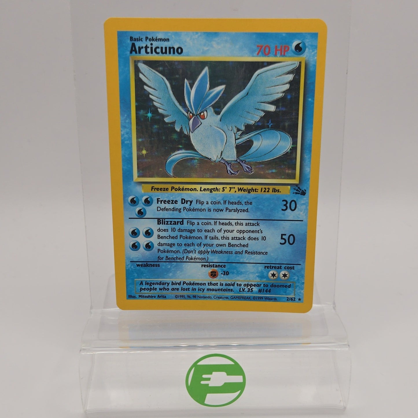 Pokémon TCG Fossil Articuno #2 Holo ENG LP