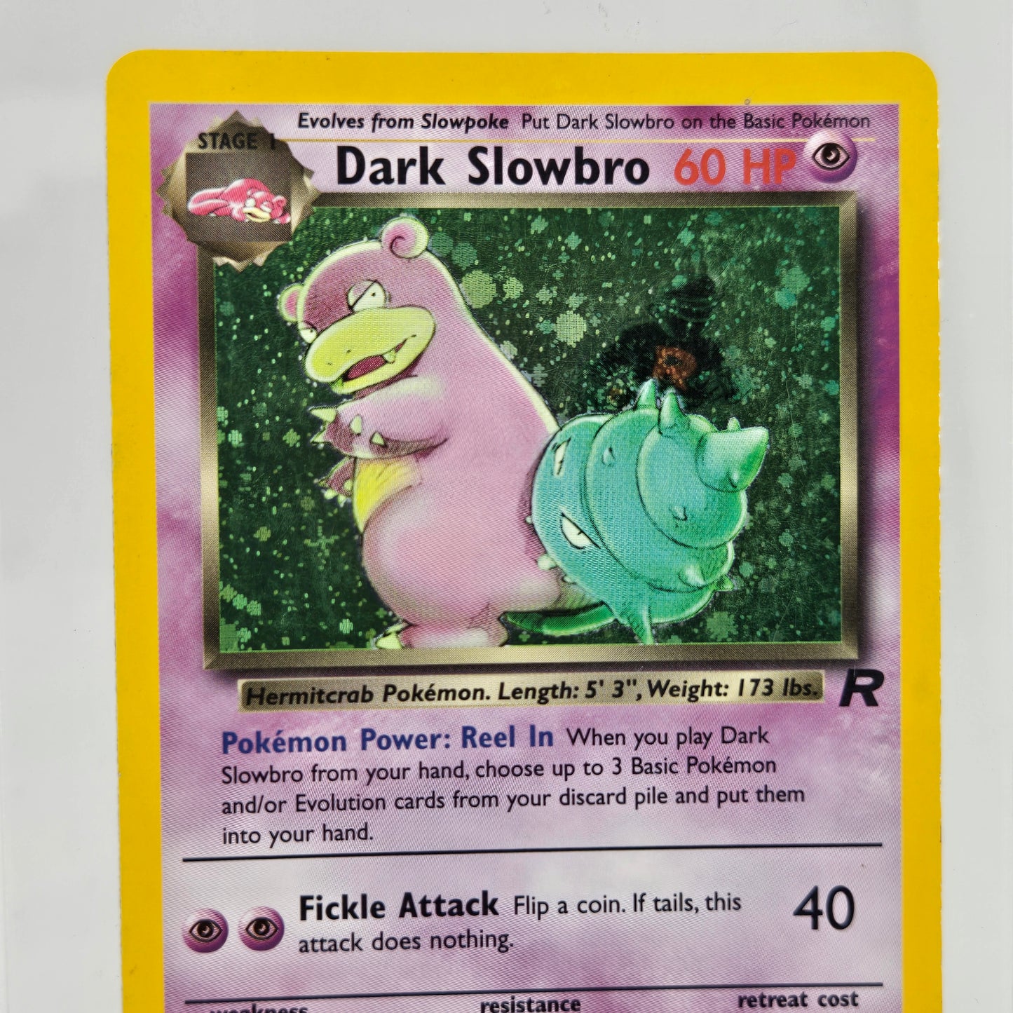 Pokémon TCG Team Rocket Dark Slowbro #12 Pokemon Team Rocket 10/25 12/82 English