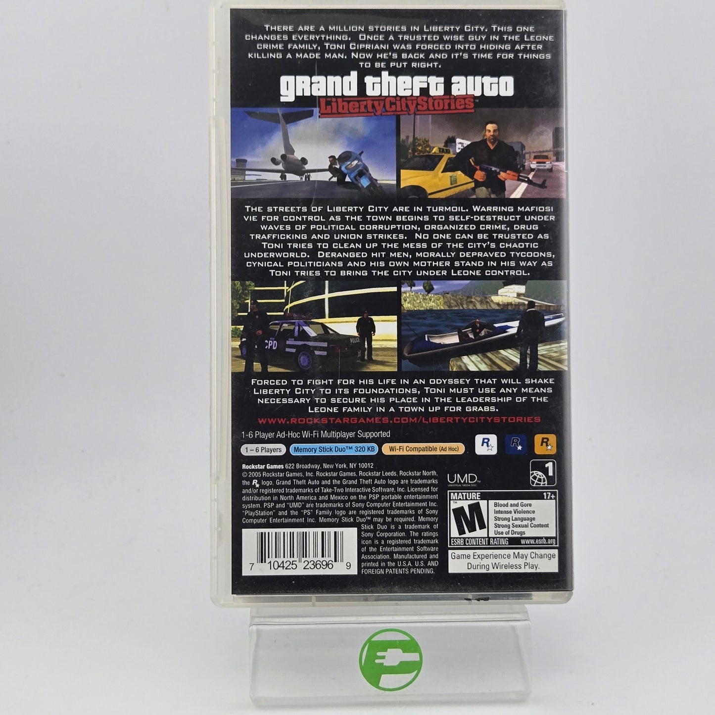 Grand Theft Auto Liberty City Stories (Sony PlayStation Portable PSP, 2005)