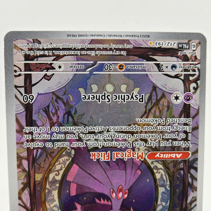 Pokémon TCG Paleda Evolved Mismagius 212/193 English