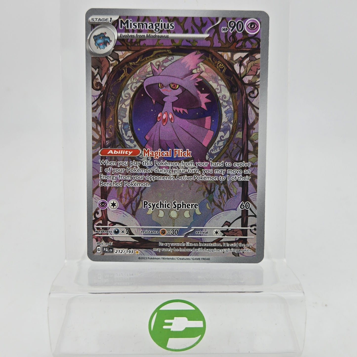 Pokémon TCG Paleda Evolved Mismagius 212/193 English