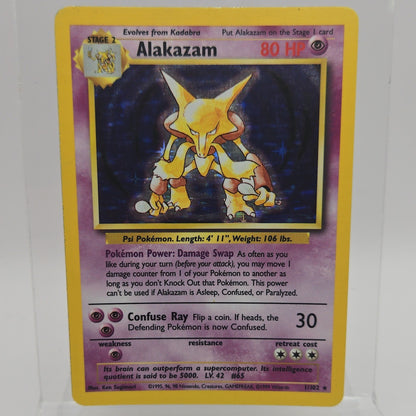 Pokémon TCG Base Set Alakazam #1 Holo ENG LP