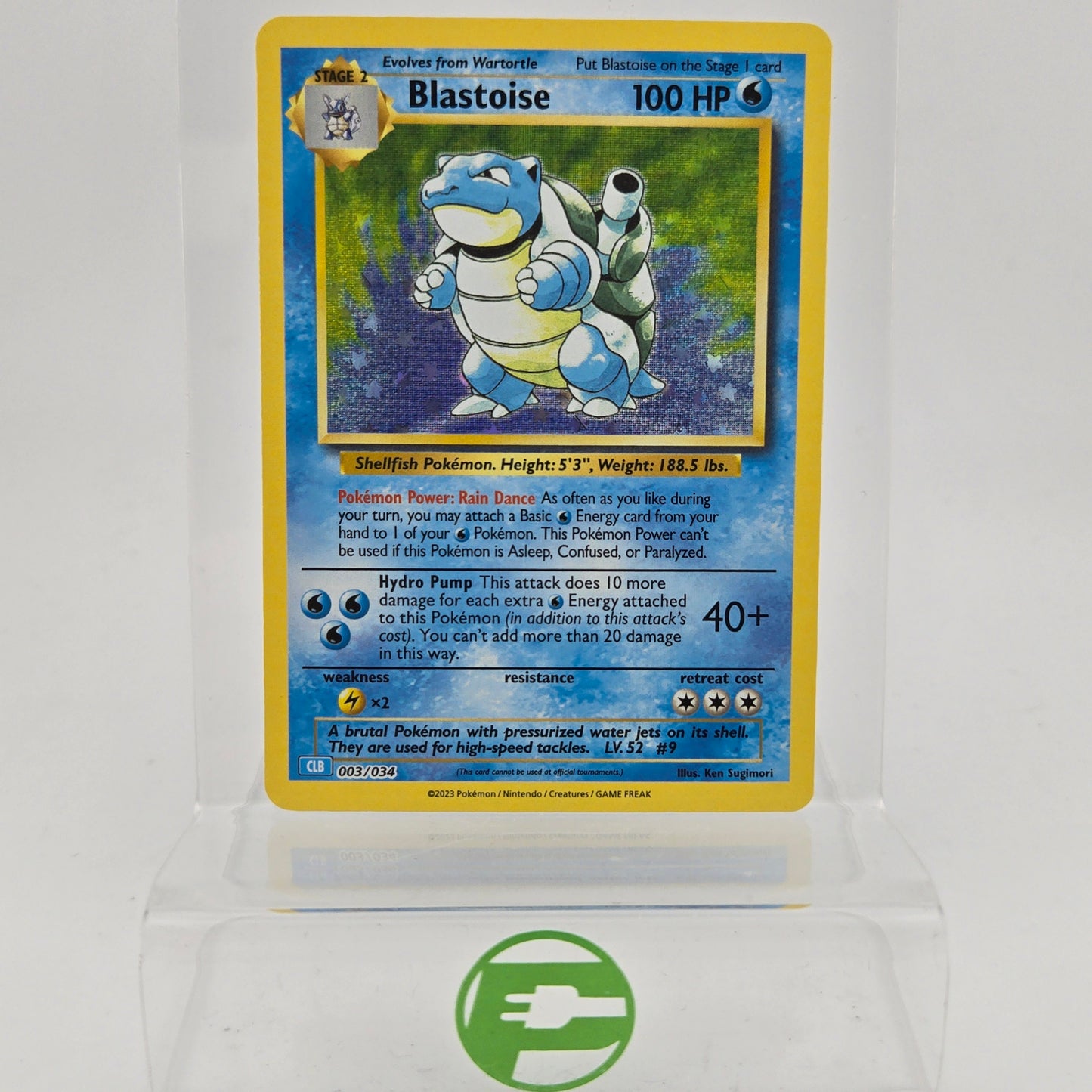 Pokémon TCG Celebrations: Classic Collection Blastoise 003/034 English