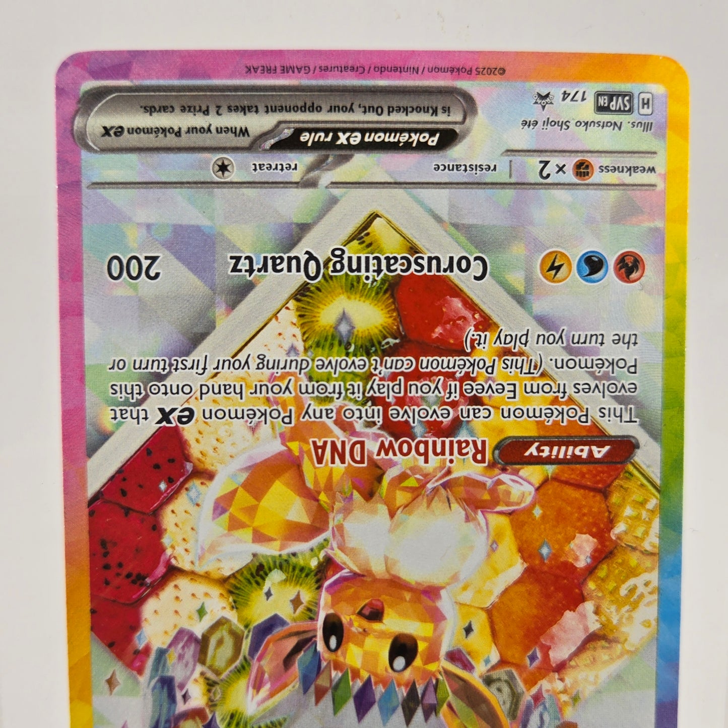 Pokémon TCG Prismatic Evolutions Eevee Ex #174 Pokemon Promo 10/25 174 English