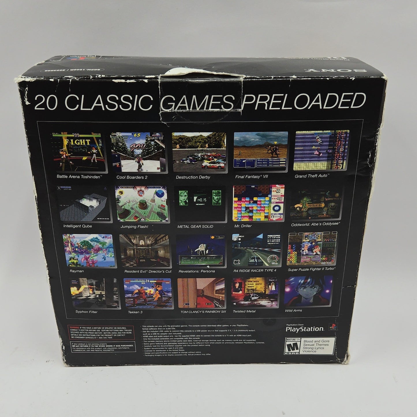 Sony PlayStation Classic Gray Console Gaming System SCPH-1000R