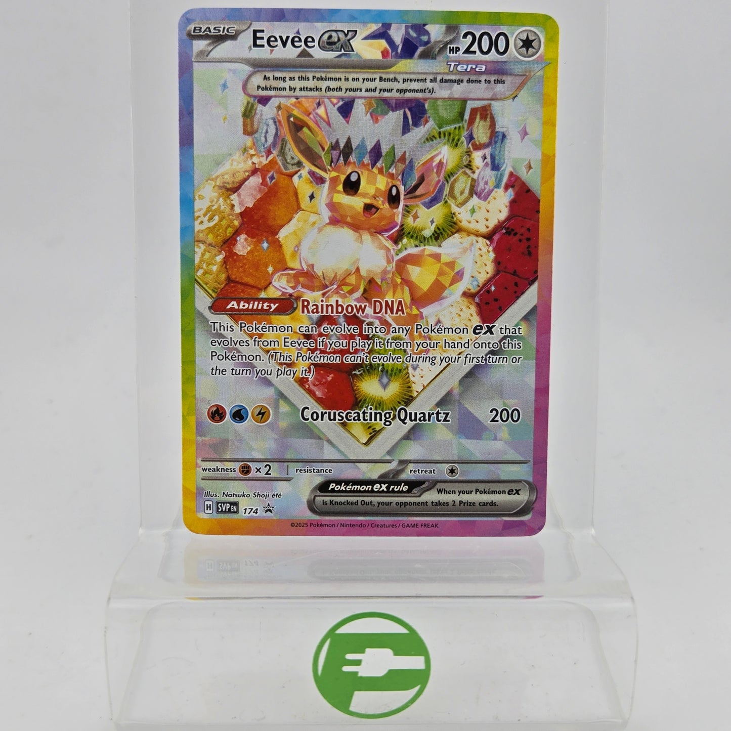Pokémon TCG Prismatic Evolutions Eevee Ex #174 Pokemon Promo 10/25 174 English