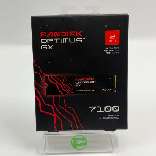 New Sandisk Optimus GX 7100 2TB SSD NVMe SSD SDSP71200TAN-000G1