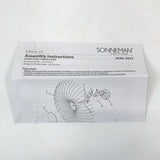 New Open Box! Sonneman Fontanna 10" Shield LED Sconce Polished Chrome 2630.01